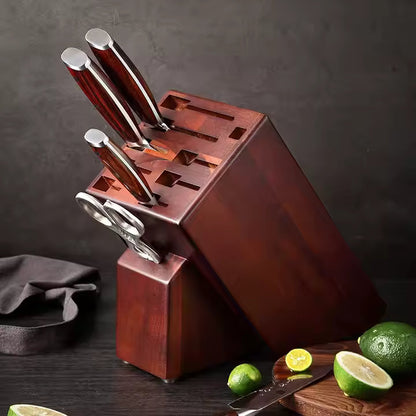 Messerblock aus Akazienholz Eleganter