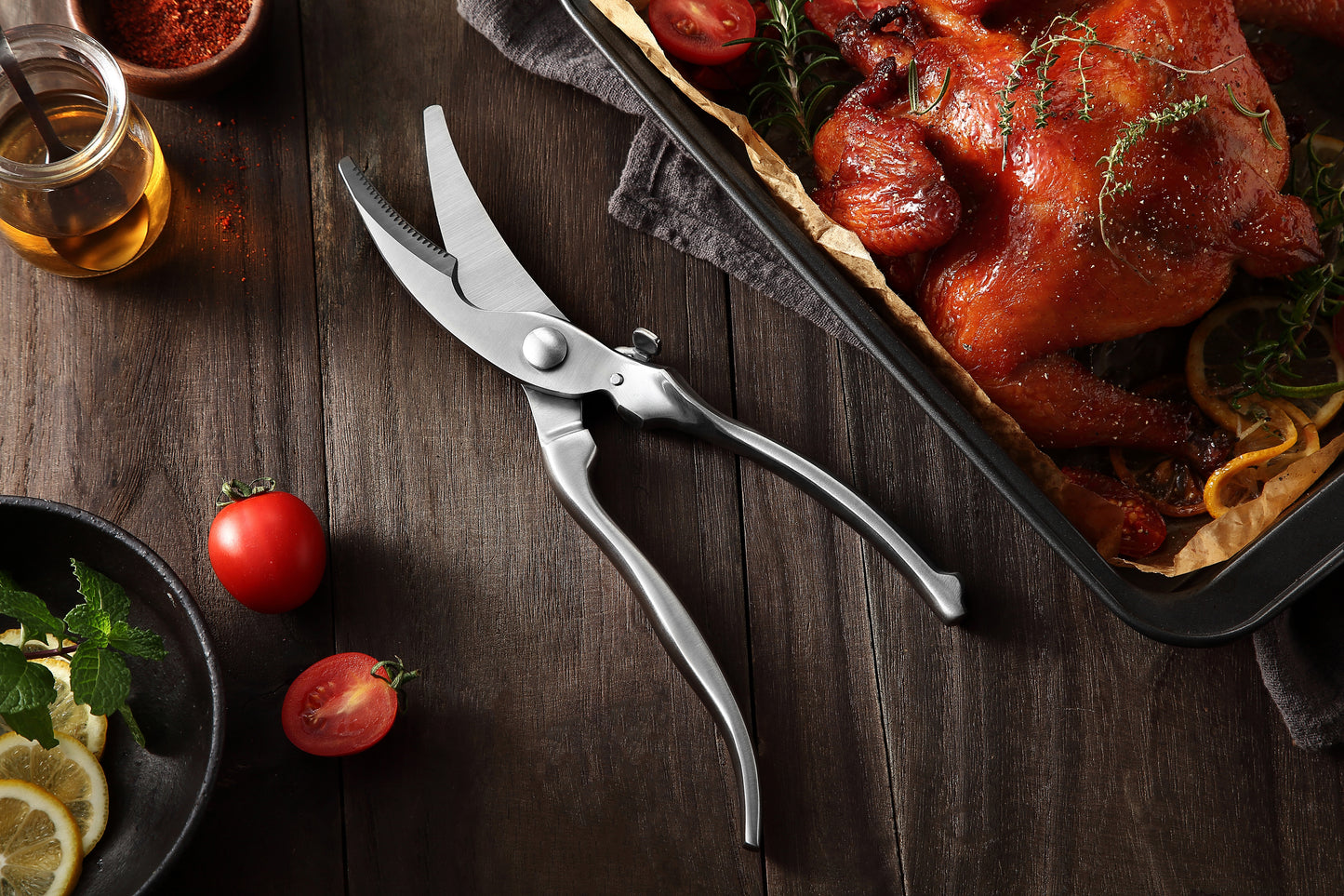 Küchenschere Edelstahl Multifunktions